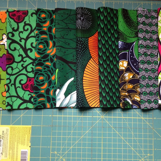 African Brilliance Collection - Precut SQUARES (3 options)